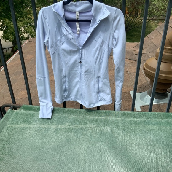 lululemon athletica Jackets & Blazers - Light Blue Zip-Up Hoodie Jacket